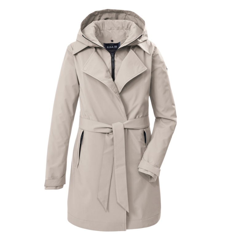 G.I.G.A. DX functional parka with detachable hood and removable gilet (breathable, windproof) 2026 sand brown ladies